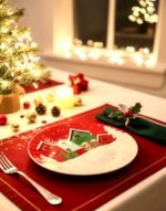 FESTIVE WINTER VILLAGE PLATE (26 CM & 20 CM) - Image 2