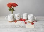 LOVE MUGS SET OF 4 WITH BUILT-IN COASTER - Image 2