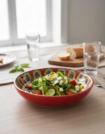 INDIAN CERAMIC SALAD BOWL 30 cm