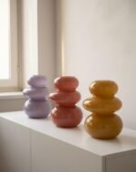 SCULPTURA BLUSH VASE 20 CM - Image 4