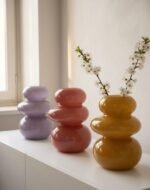 SCULPTURA BLUSH VASE 20 CM