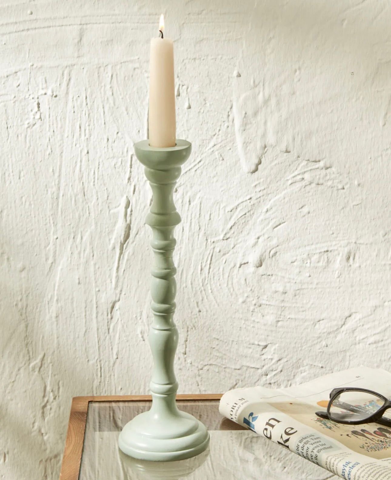 WhatsApp Image 2026-02-12 at 3.25.13 PM (2) ROYAL WOOD CANDLE HOLDER 30 cm - Image 1