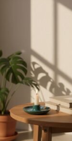 AURORA PLATE CANDLE HOLDER - Image 3