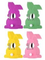 EASTER BUNNY CUTLERY HOLDER SET OF 4 (MIXED COLORS) - Image 3