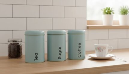 KITCHEN CONTAINERS (TEA, SUGAR & COFFEE) 16 CM