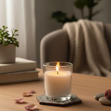 LUNA GLASS CANDLE 8 cm