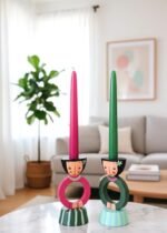 LILY & KATY CANDLE HOLDER SET 15 cm