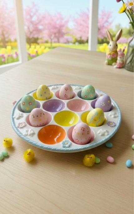 EASTER EGG HOLDER PLATE 24 CM