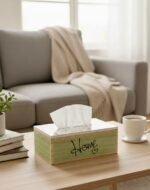 WOOD TISSUE BOX 24 CM