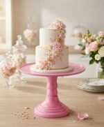 CAKE STAND IN THREE SIZES (23,28 & 30 cm) AND THREE COLORS - Image 3