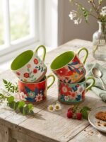 SET OF 4 BLOOM SPRING MUGS