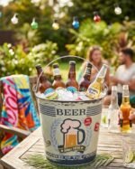 ICE BUCKET WITH BEER OPENER ON THE SIDE (Height 23 cm . Diameter 25 cm) - Image 4