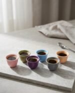 COLORFUL ARABIC COFFEE CUPS SET OF 12 - Image 3