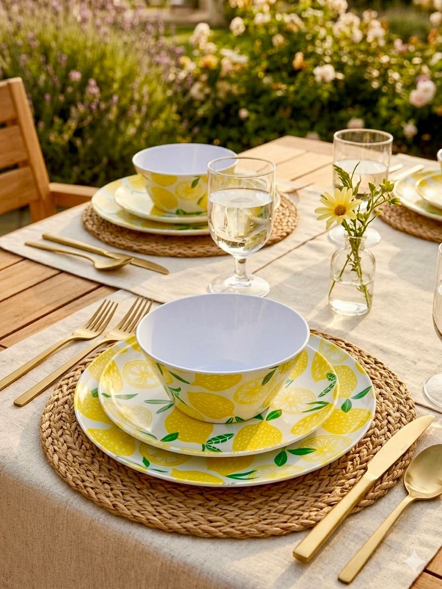 WhatsApp Image 2026-03-24 at 12.09.32 PM LEMON MELAMINE SET - Image 1