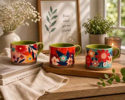 BLOOM BRUST TRIO MUGS