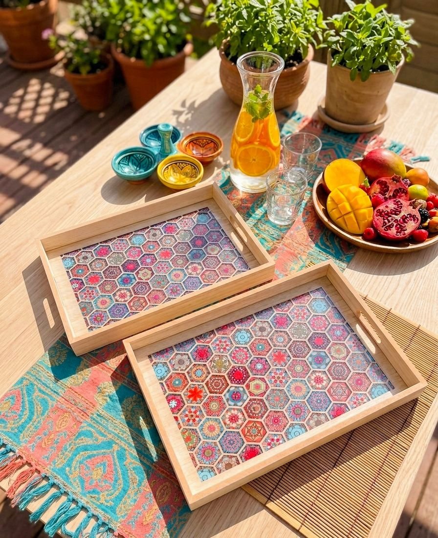 WhatsApp Image 2026-05-11 at 12.08.54 PM (2) MOSAIC BLOOM WOODEN TRAY SET (39.5 X 29.5 CM) & (34 X 24 CM) - Image 1