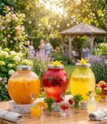 FRUIT SHAPE GLASS DISPENSER 6.5 LTR