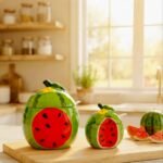 FRUIT CERAMIC JAR WITH SPOON 18 CM ( DIAMETER 15 CM) - Image 7