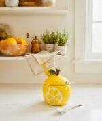 FRUIT SMALL CERAMIC JAR WITH SPOON - Image 5
