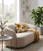 SUNFLOWER CUSHION WITH FILLING (45*45) - Image 2