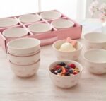 BOW DESIGN BOWLS SET OF 6 WITH GIFT BOX (12 CM) - Image 3