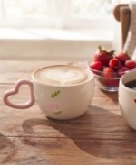 CERAMIC HEART HANDLE MUG 300 ML - Image 4