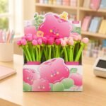 CHUBBY ROSE FLOWER PEN