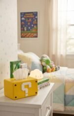SUPER MARIO BLOCK TISSUE BOX (ABS PLASTIC )