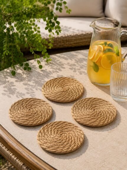 BAMBOO COASTERS SET OF 4