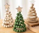 GREEN BEAD CHRISTMAS TREE