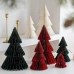 FOLDABLE CHRISTMAS TREE HONEYCOMB SET OF 2 (30CM & 20 CM)
