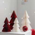 FOLDABLE CHRISTMAS TREE HONEYCOMB SET OF 2 (30CM & 20 CM) - Image 3