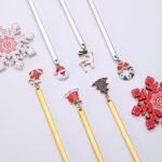 CHRISTMAS DESERT FORKS SET OF 6 DANCING MOTIF - Image 3