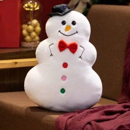 SNOWMAN CUSHION 35 CM