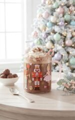 GLASS CHRISTMAS MUG 350 ML