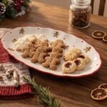 CERAMIC CHRISTMAS OVAL SERVING PLATE 30 CM X 18 CM - Image 2