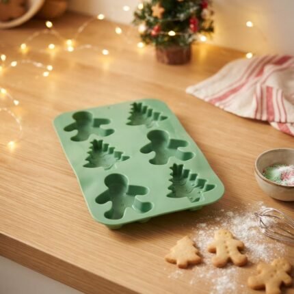 CHRISTMAS THEMED SILICONE MOLD 6 PCS