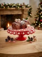 CAKE STAND  27.5X27.5X12 CM