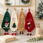 KITCHEN/BATHROOM TOWELS SET OF 4
