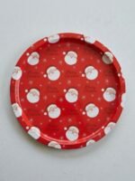 CHRISTMAS METAL ROUND TRAYS 32 CM - Image 10