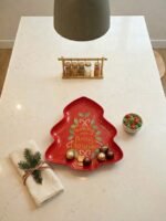 TREE SHAPE METAL TRAY 25 X 16 CM - Image 4