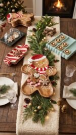 GINGERBREAD MAN- SHAPED WOODEN SERVING TRAY - Image 3